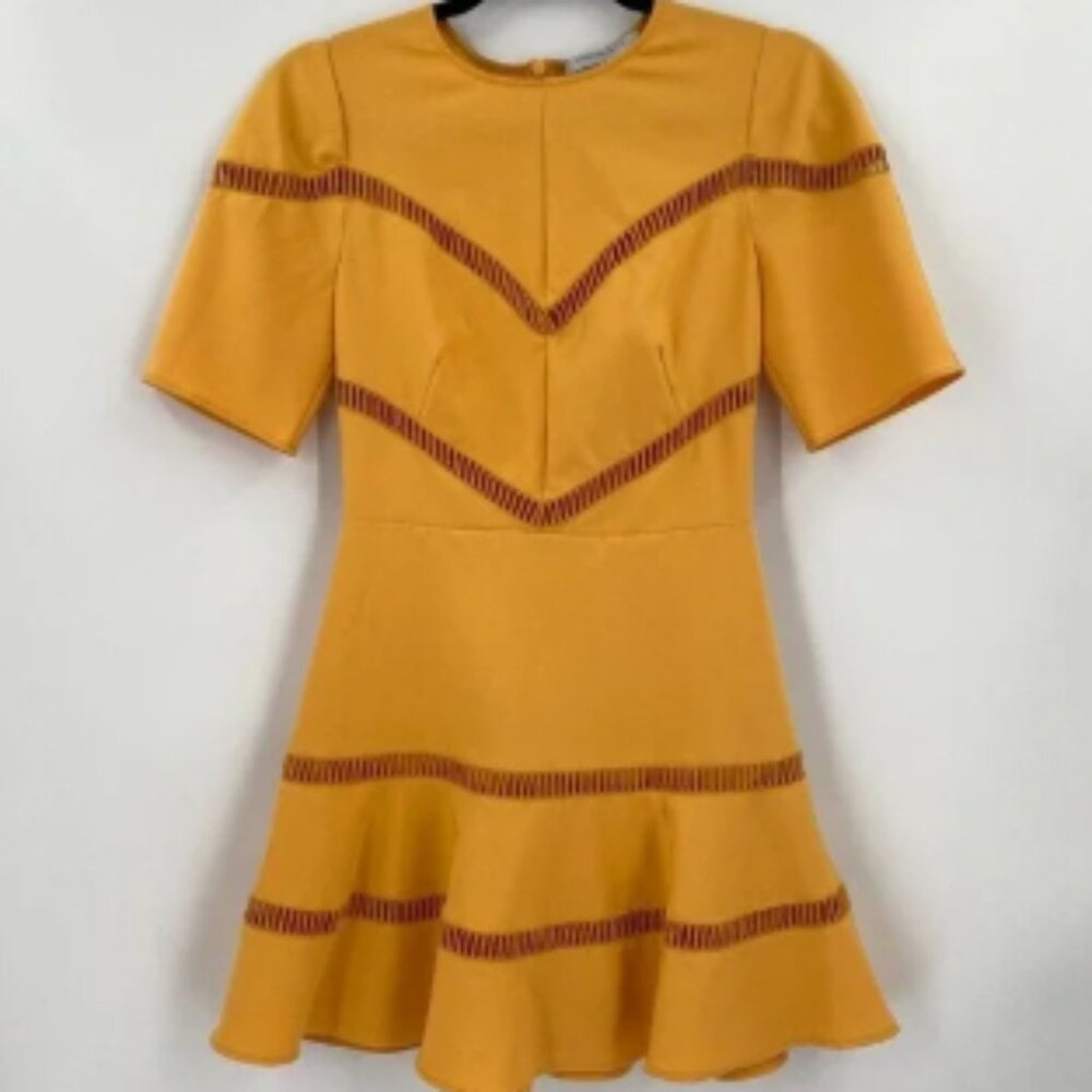 NEW Finders Keepers Tangerine Cut Out Dress